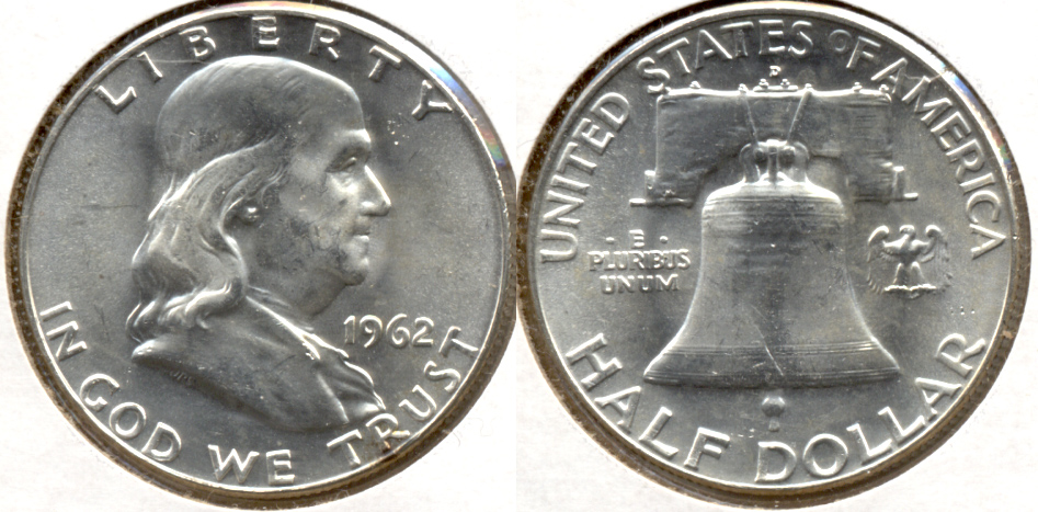 1962-D Franklin Half Dollar MS-63 d