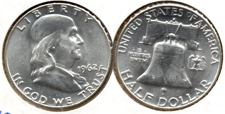 1962-D Franklin Half Dollar MS-63 h