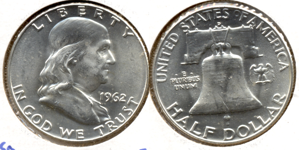 1962-D Franklin Half Dollar MS-63 l
