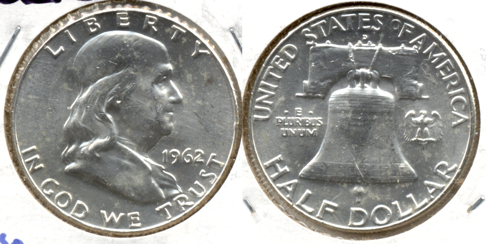 1962-D Franklin Half Dollar MS-63 r