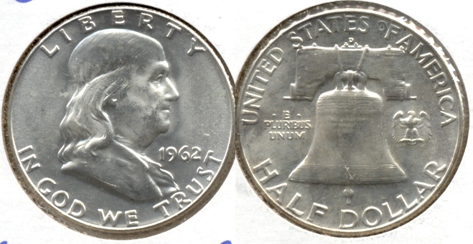 1962-D Franklin Half Dollar MS-63 s
