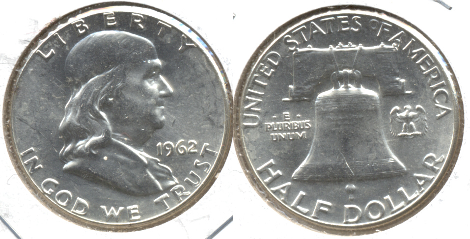 1962 Franklin Half Dollar MS-60