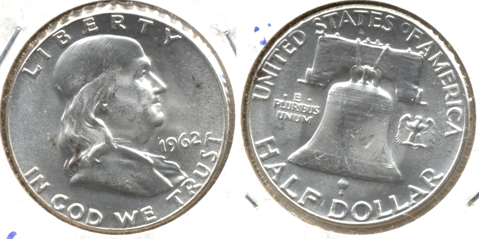 1962 Franklin Half Dollar MS-60 a