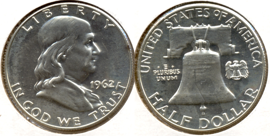 1962 Franklin Half Dollar Proof-63 f