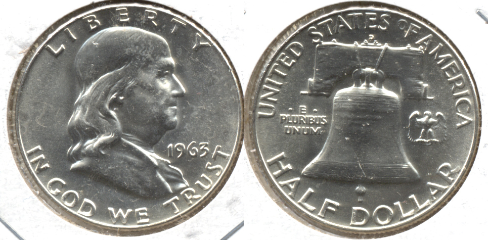 1963-D Franklin Half Dollar MS-63 b