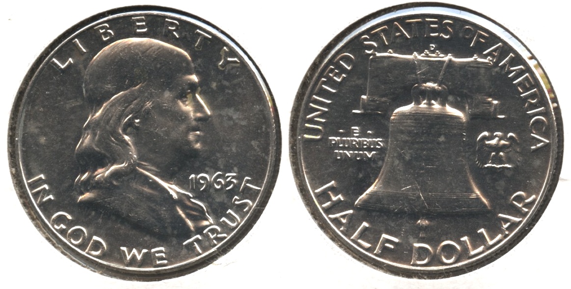1963-D Franklin Half Dollar MS-63 #d