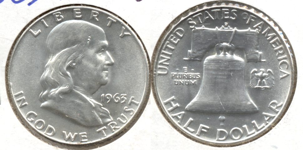 1963-D Franklin Half Dollar MS-63 g