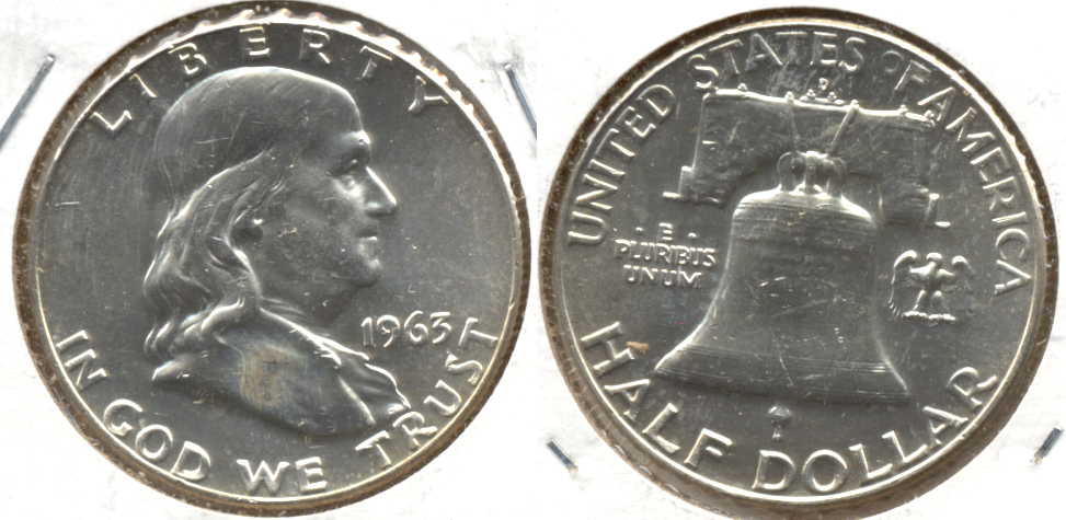 1963-D Franklin Half Dollar MS-63 i