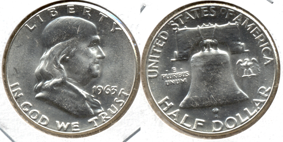 1963 Franklin Half Dollar MS-63 a