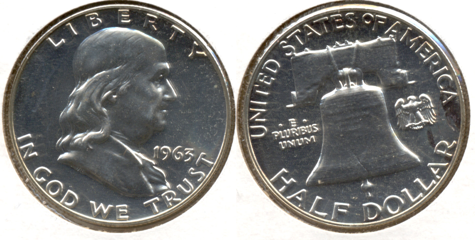 1963 Franklin Half Dollar Proof-60 b