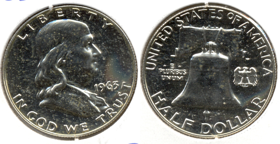 1963 Franklin Half Dollar Proof-60 c