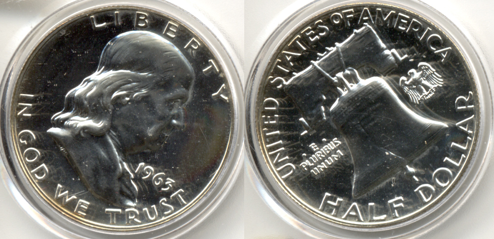1963 Franklin Half Dollar Proof-65