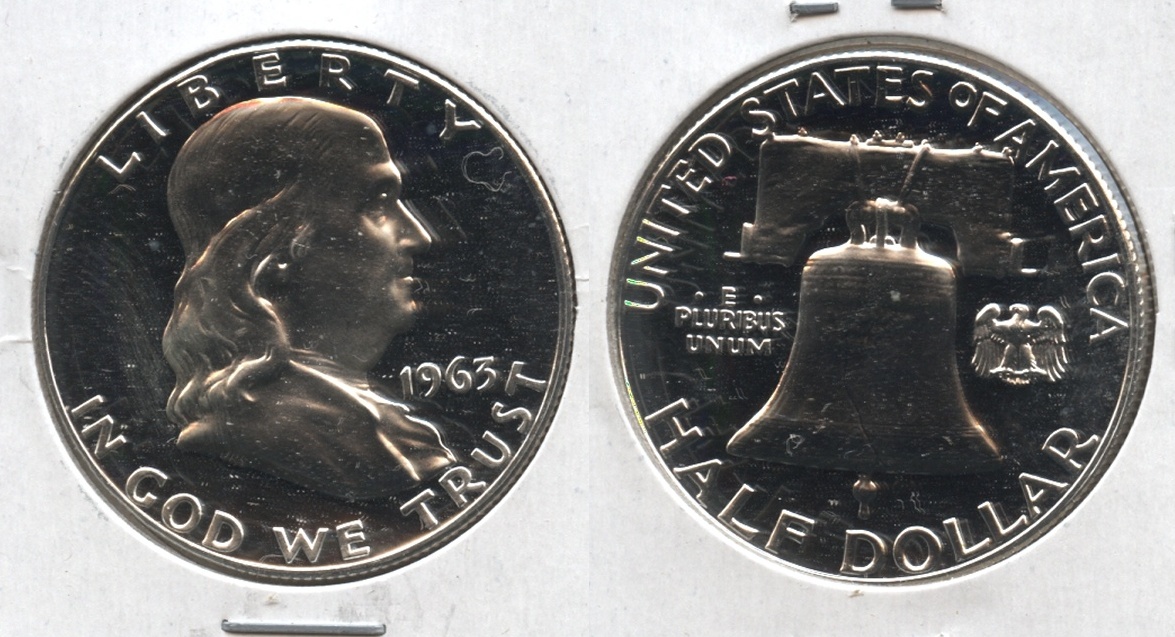 1963 Franklin Half Dollar Proof-65 #l