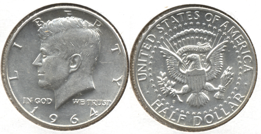 1964-D Kennedy Half Dollar Mint State