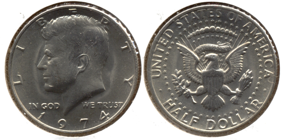 1974 Kennedy Half Dollar Mint State