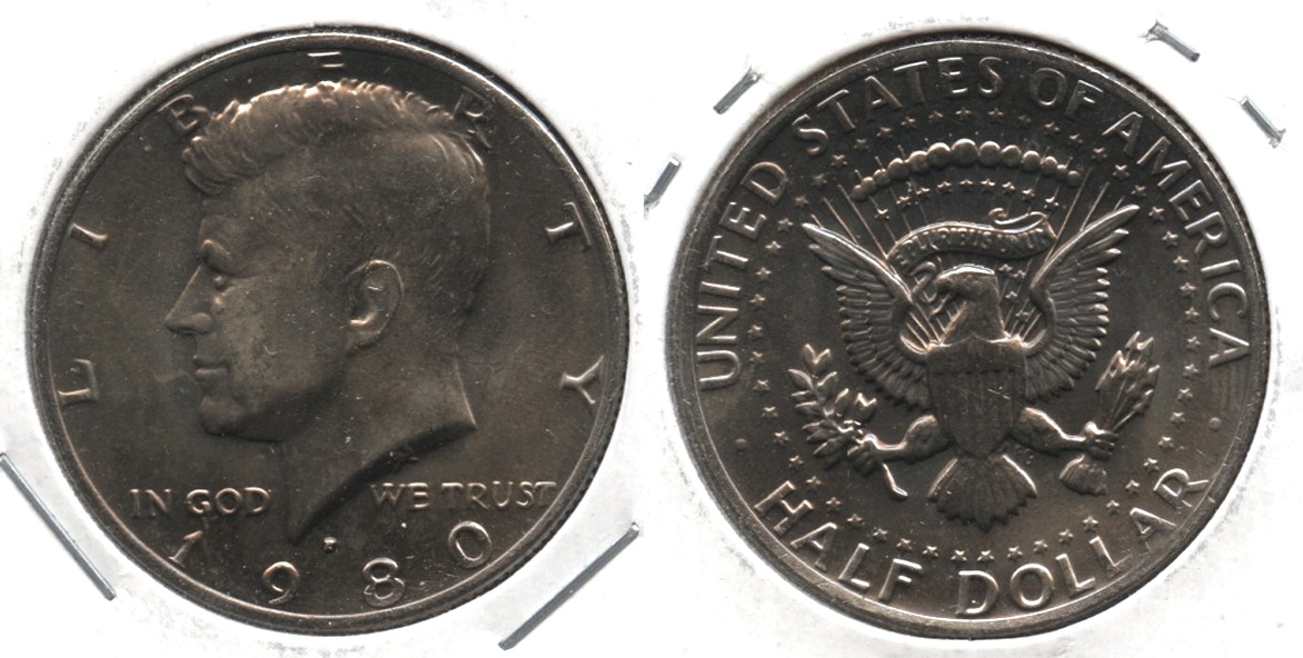 1980-P Kennedy Half Dollar Mint State