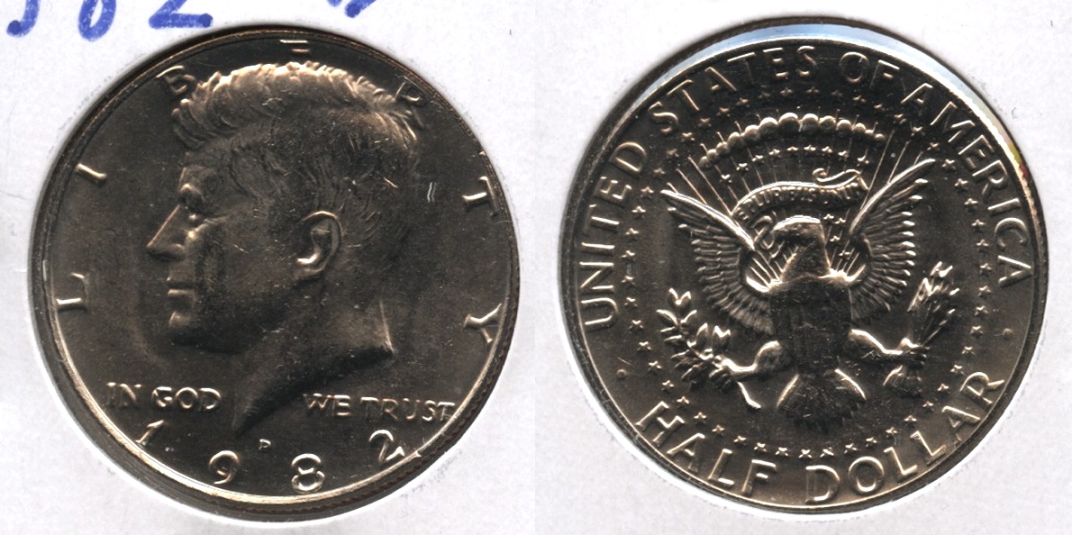 1982-D Kennedy Half Dollar Mint State