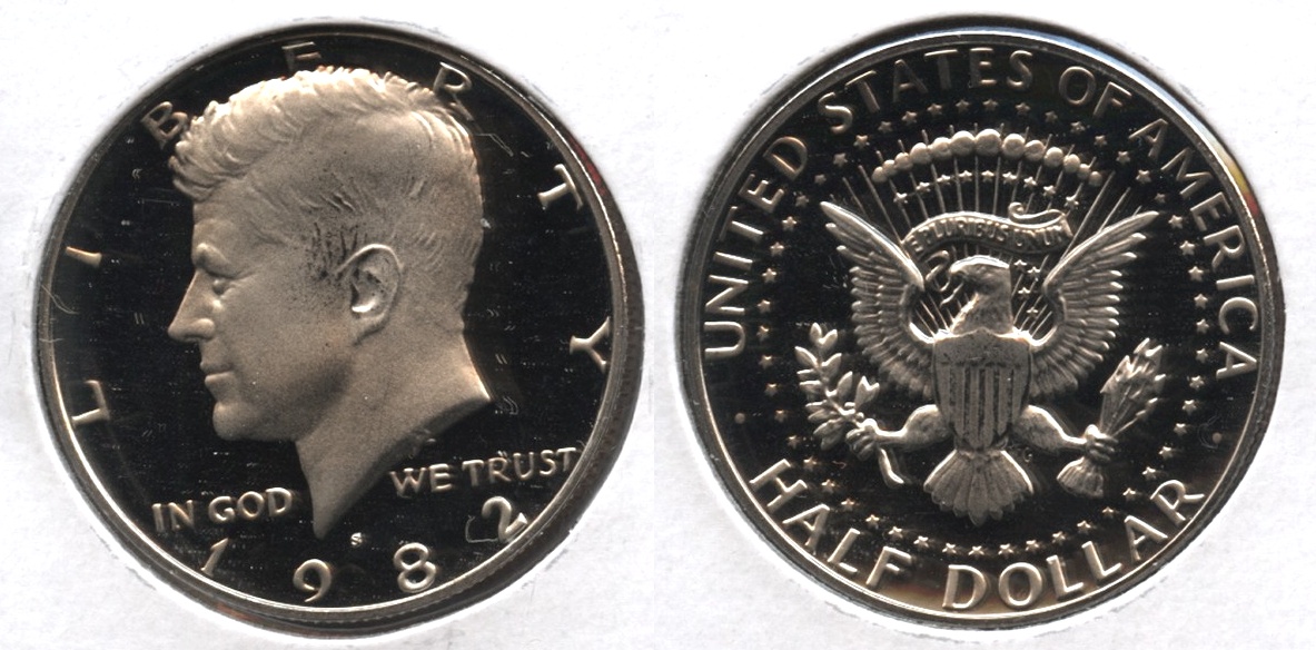 1982-S Kennedy Half Dollar Proof