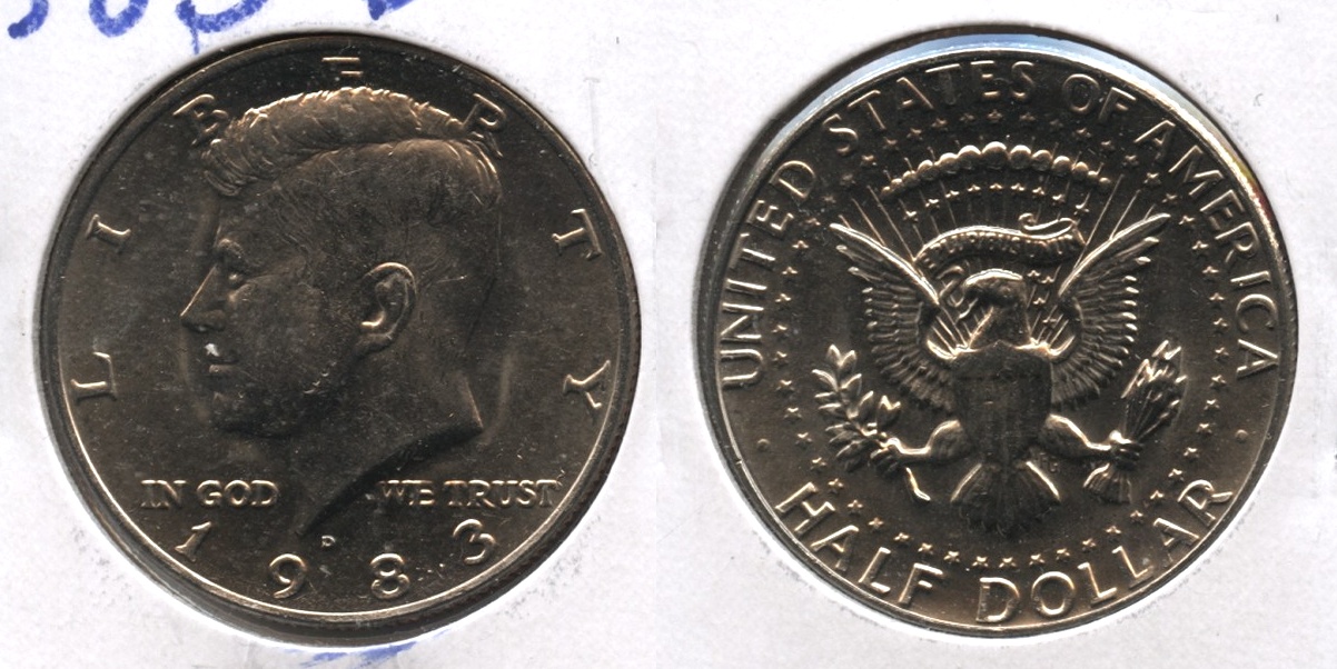 1983-D Kennedy Half Dollar Mint State