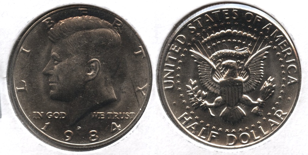 1984-D Kennedy Half Dollar Mint State