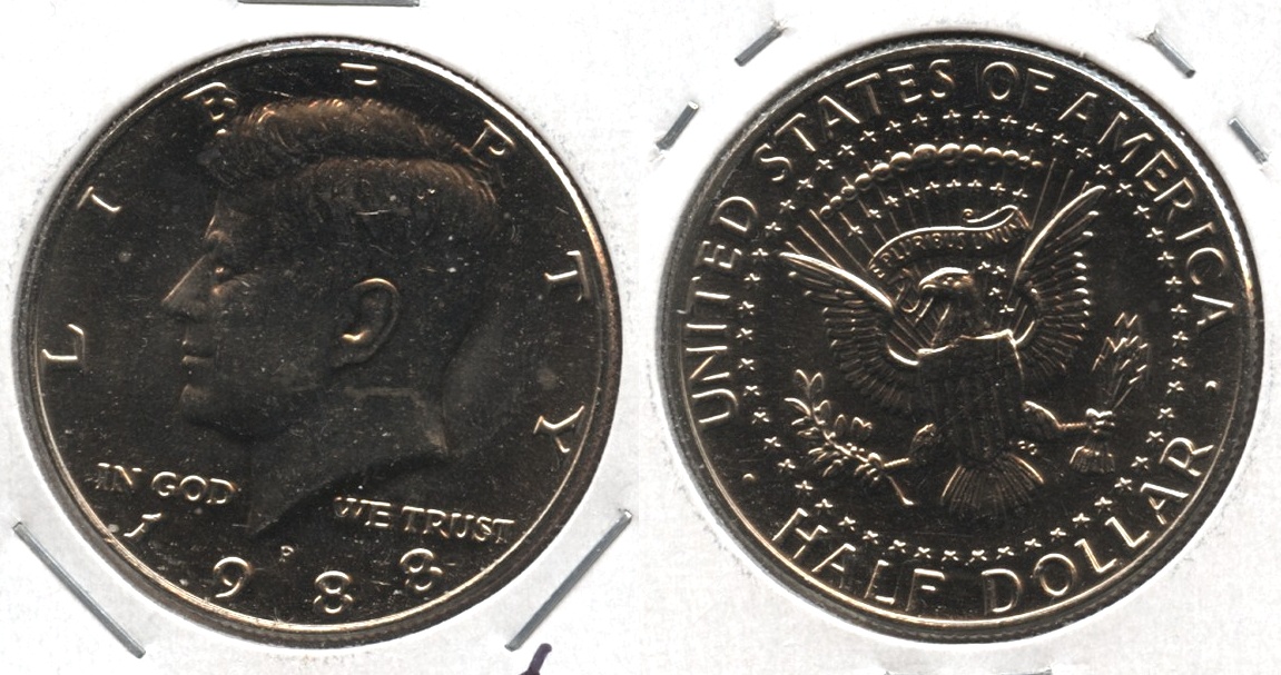 1988-P Kennedy Half Dollar Mint State
