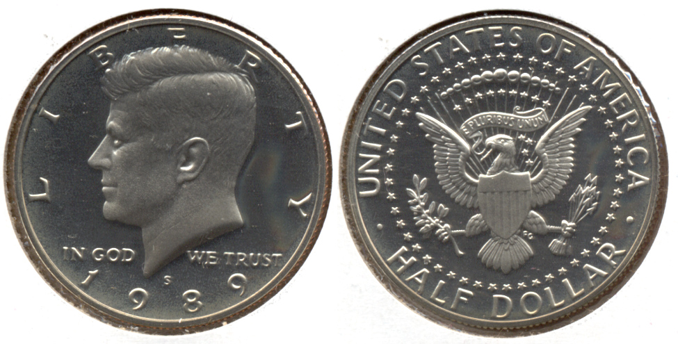 1989-S Kennedy Half Dollar Proof