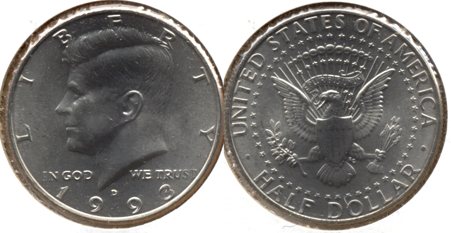1993-D Kennedy Half Dollar Mint State