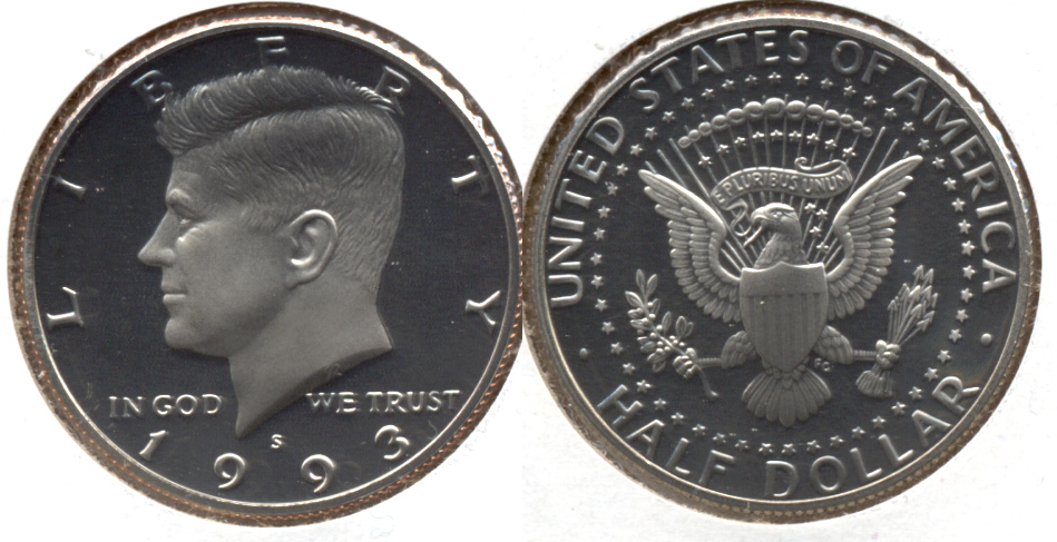 1993-S Clad Kennedy Half Dollar Proof