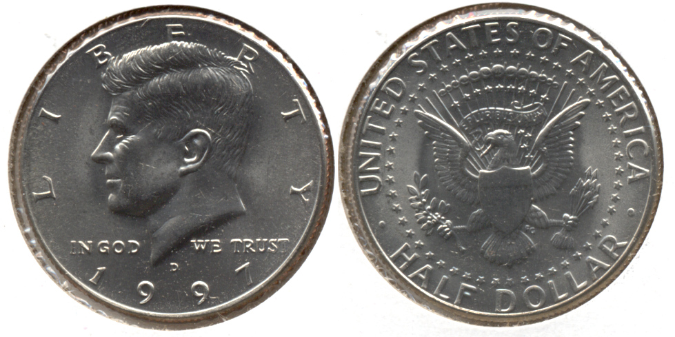 1997-D Kennedy Half Dollar Mint State