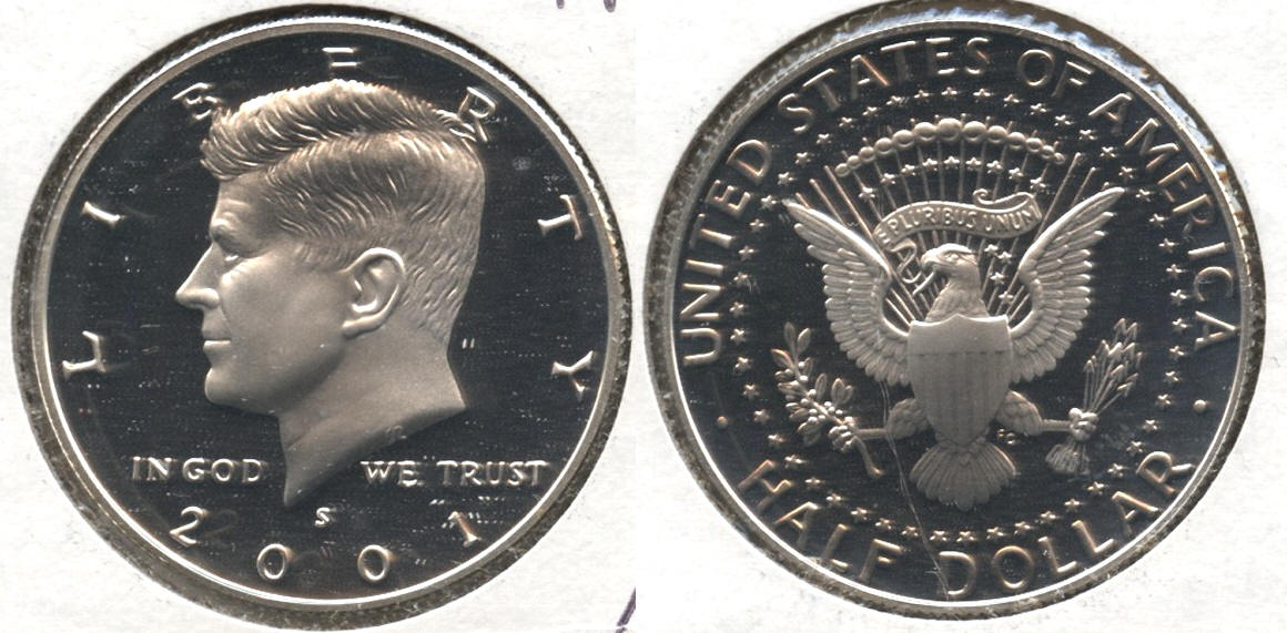 2001-S Kennedy Half Dollar Silver Proof