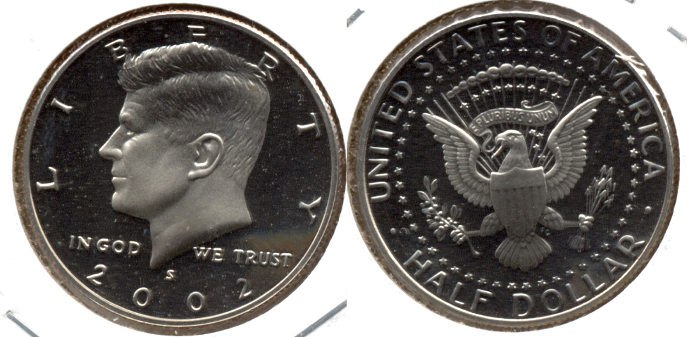 2002-S Clad Kennedy Half Dollar Proof