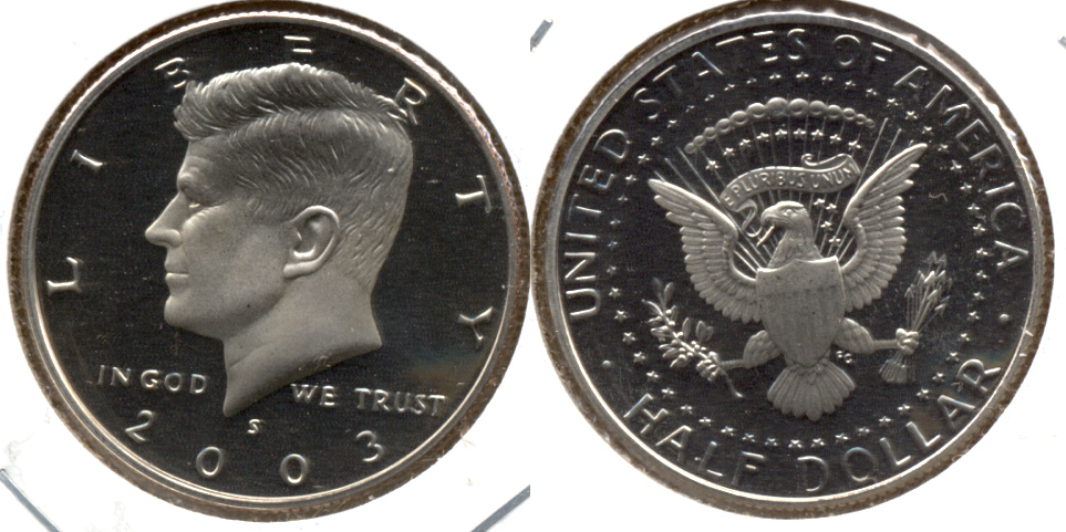 2003-S Clad Kennedy Half Dollar Proof