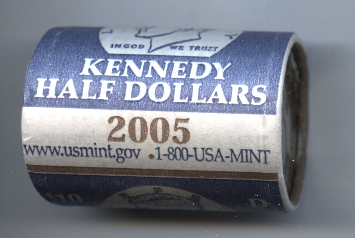 2005-D Kennedy Half Dollar BU Roll