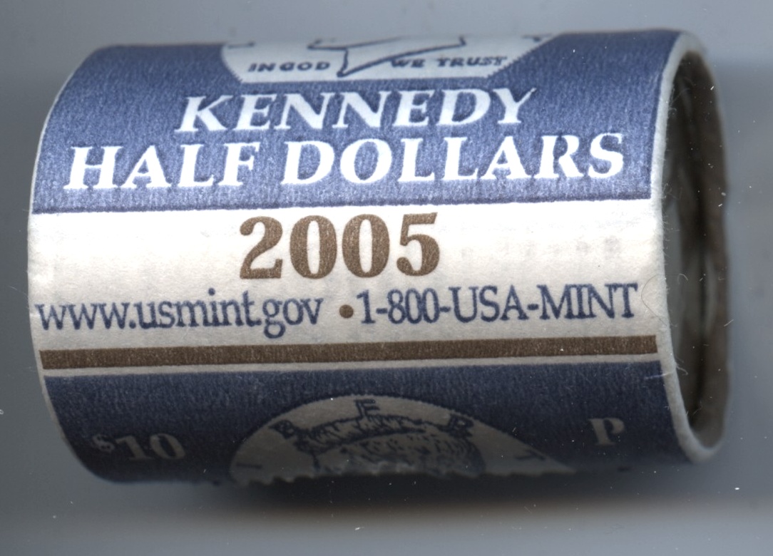 2005-P Kennedy Half Dollar BU Roll