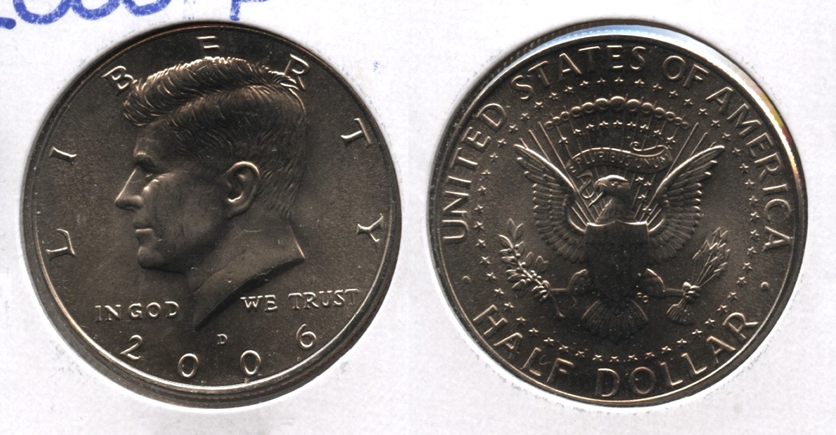 2006-D Kennedy Half Dollar Mint State