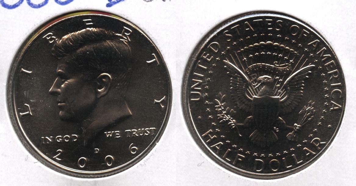2006-D Kennedy Half Dollar Satin Mint Set