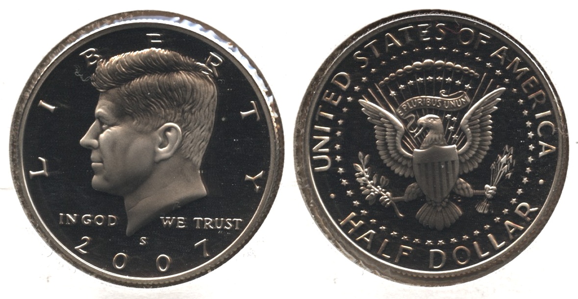 2007-S Clad Kennedy Half Dollar Proof