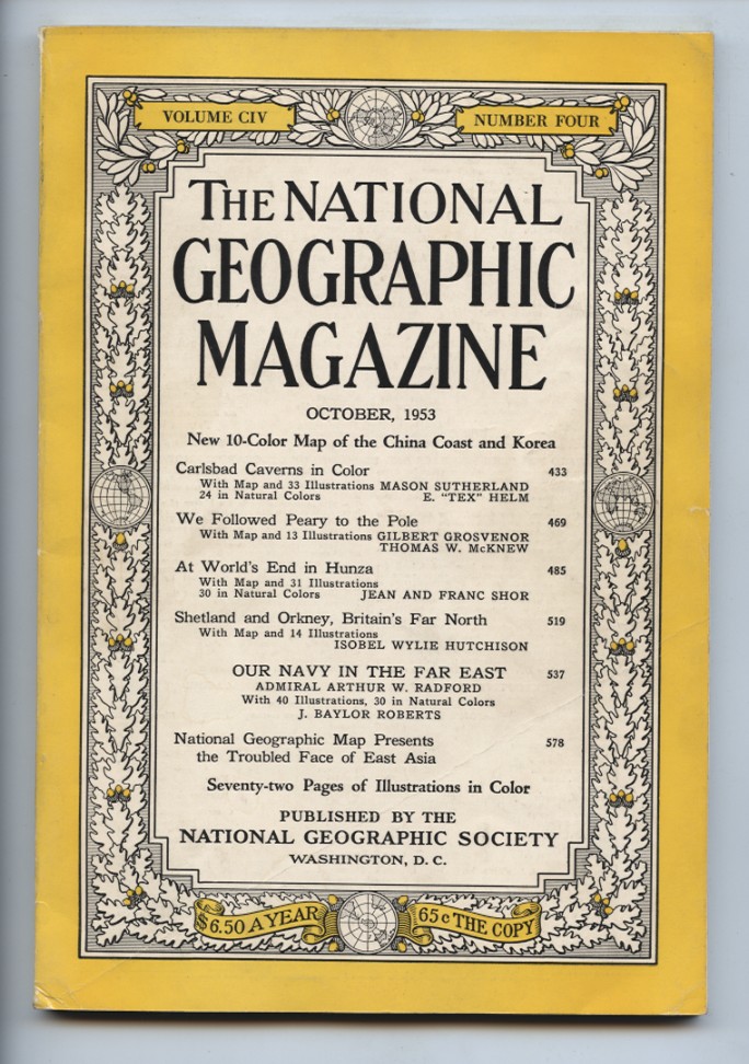 National Geographic Magazine October 1953