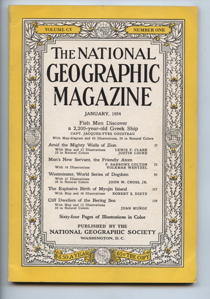 National Geographic Magazine January 1954