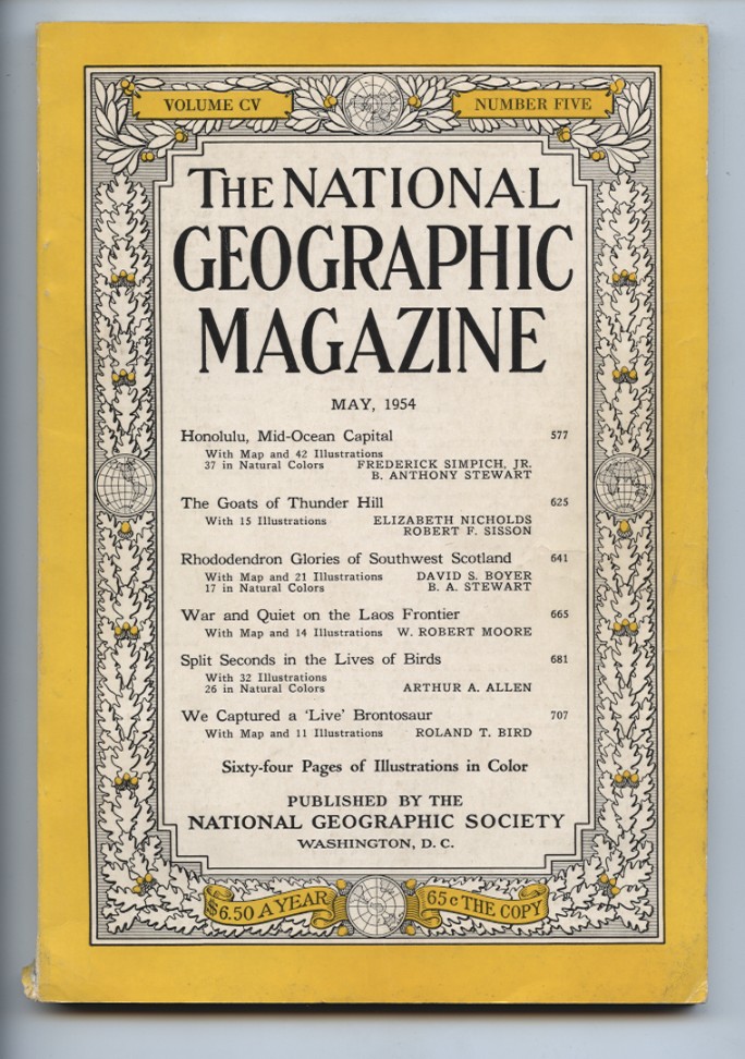 National Geographic Magazine May 1954
