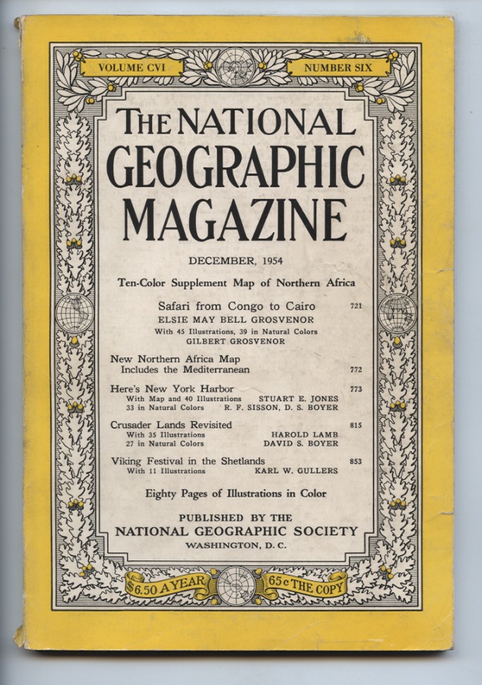 National Geographic Magazine December 1954