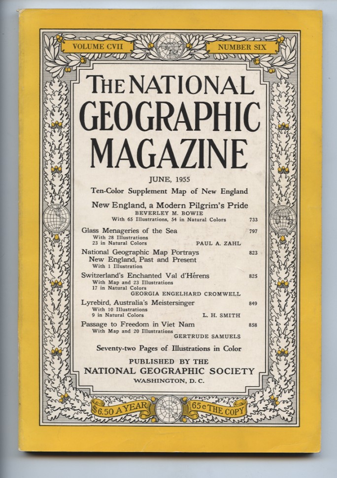 National Geographic Magazine June 1955