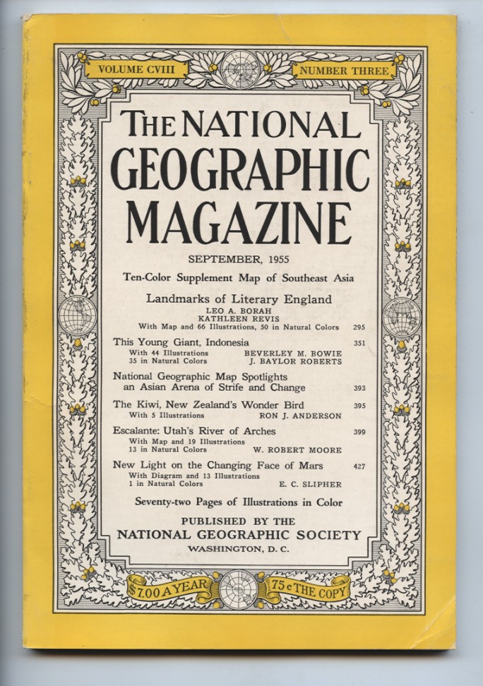 National Geographic Magazine September 1955