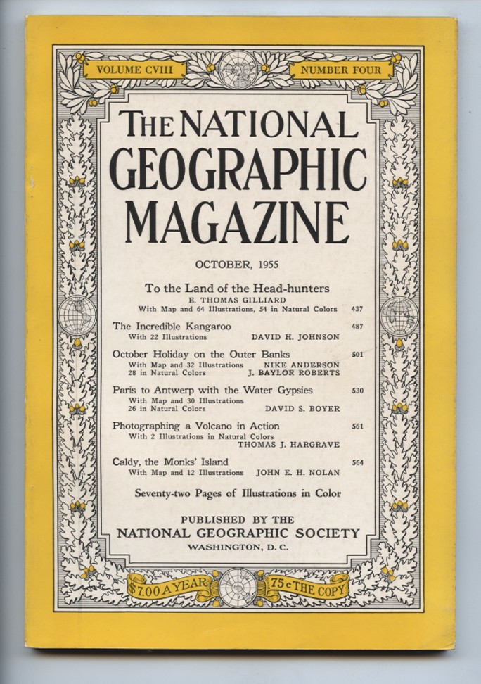 National Geographic Magazine October 1955
