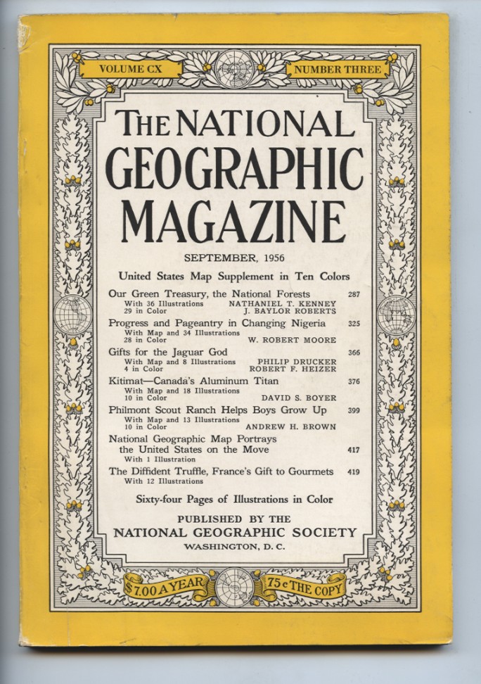 National Geographic Magazine September 1956