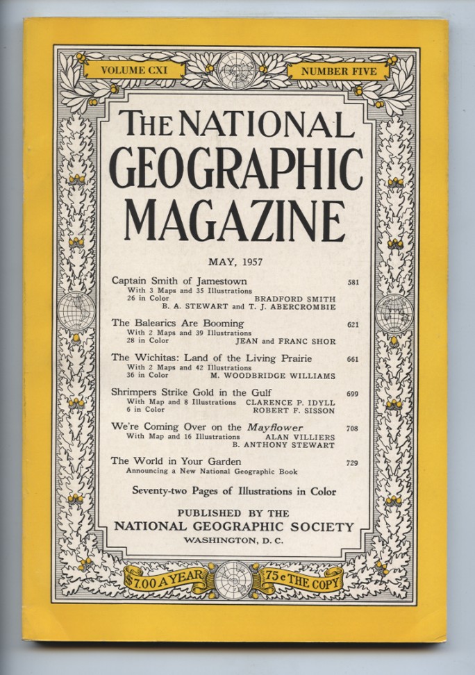 National Geographic Magazine May 1957