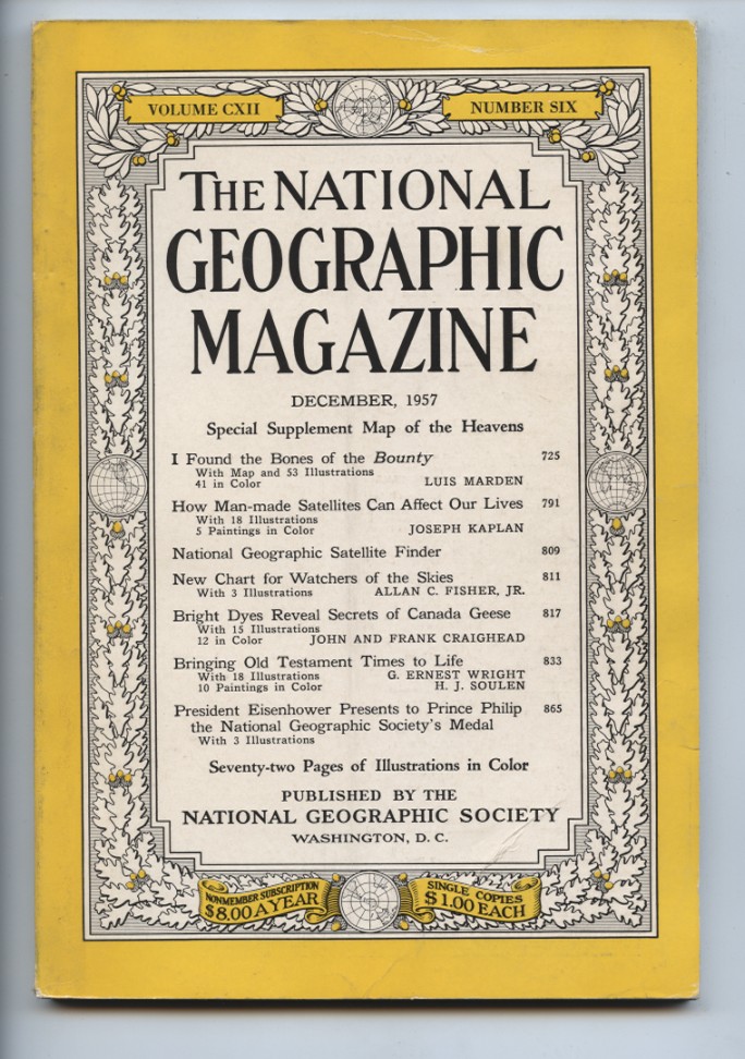 National Geographic Magazine December 1957