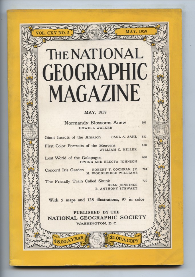 National Geographic Magazine May 1959