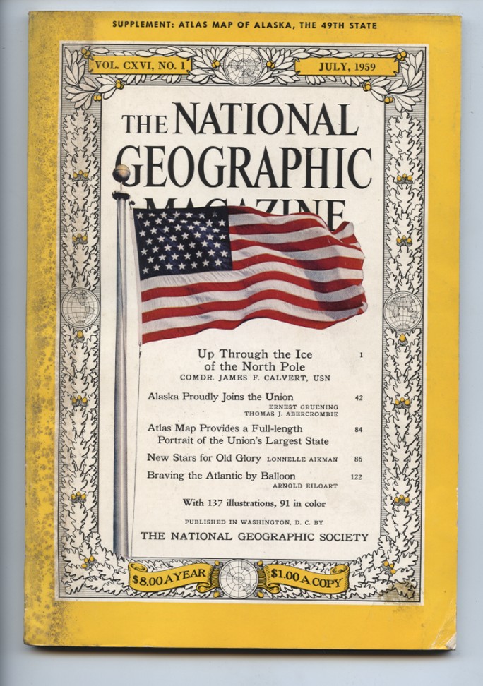 National Geographic Magazine July 1959