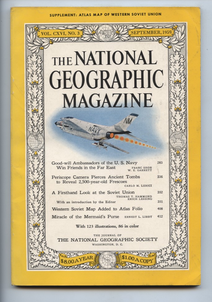 National Geographic Magazine September 1959